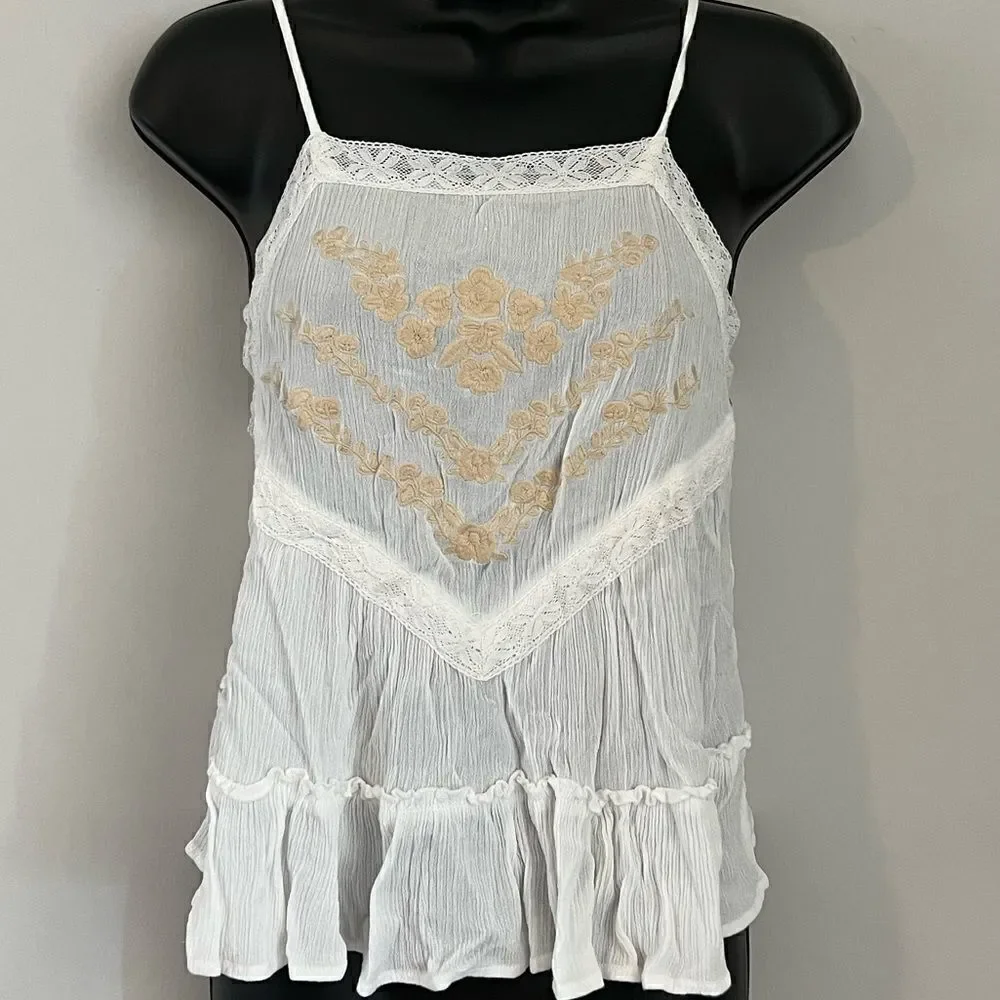 MI Ami Sleeveless Camisole Small White - Picture 2 of 5